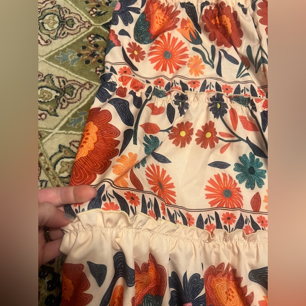 Sz 6 SHEIN boho maxi skirt - Picture 2 of 7